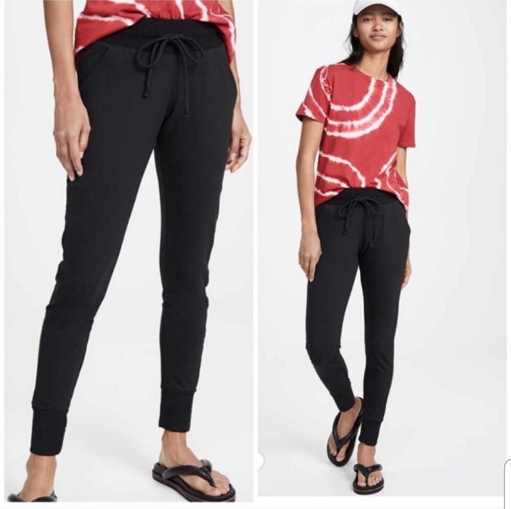 Free People Movement Black Sunny Skinny Sweatpants Medium.
